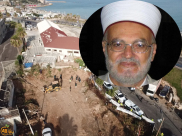 سماحة الشيخ عكرمة صبري خطيباً لصلاة الجمعة الحاشدة أمام مقبرة الاسعاف بيافا